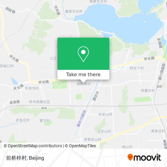 前桥梓村 map