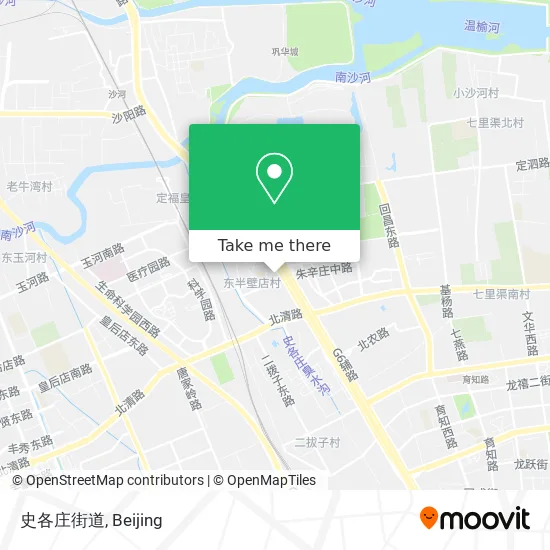 史各庄街道 map