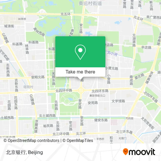 北京银行 map