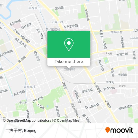 二拔子村 map