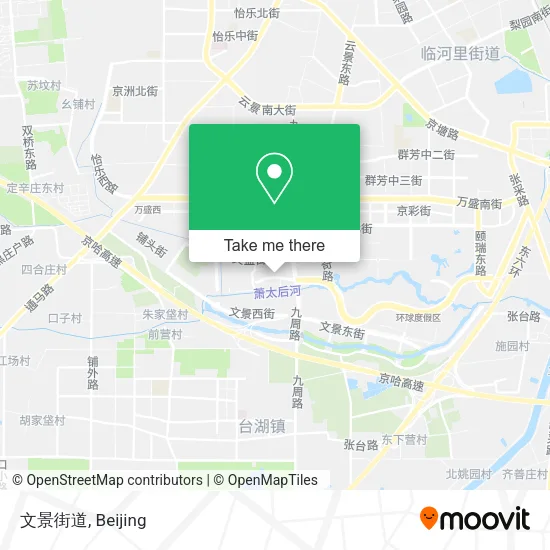 文景街道 map