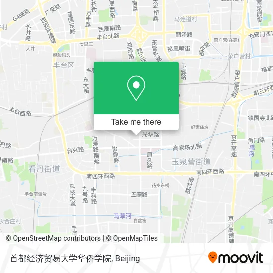 首都经济贸易大学华侨学院 map