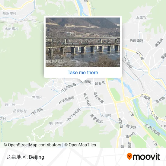龙泉地区 map
