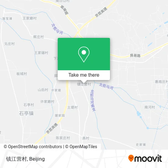 镇江营村 map