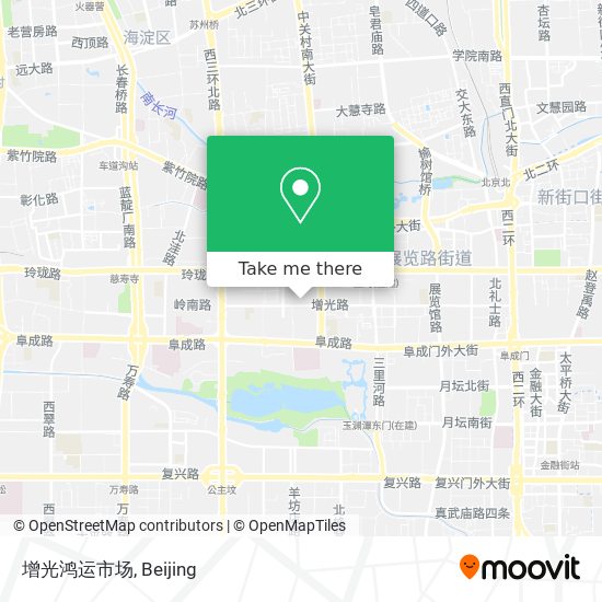 增光鸿运市场 map