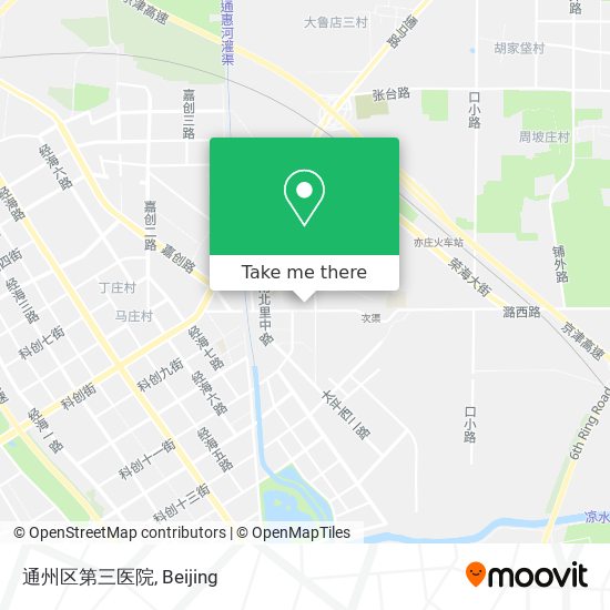 通州区第三医院 map