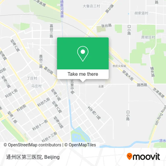 通州区第三医院 map
