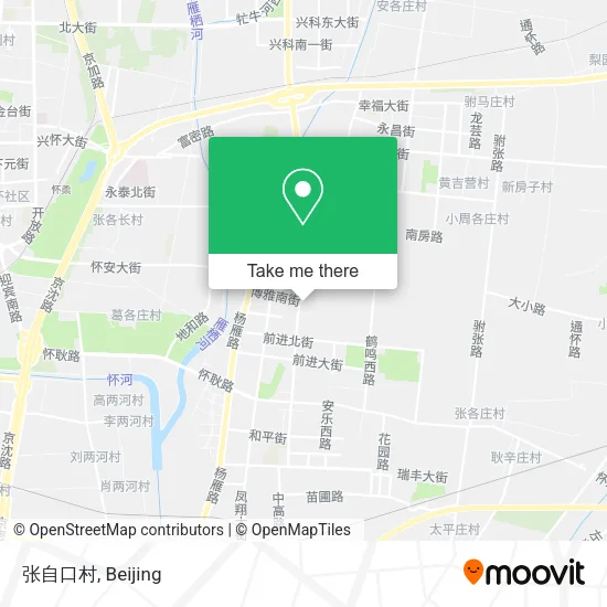 张自口村 map