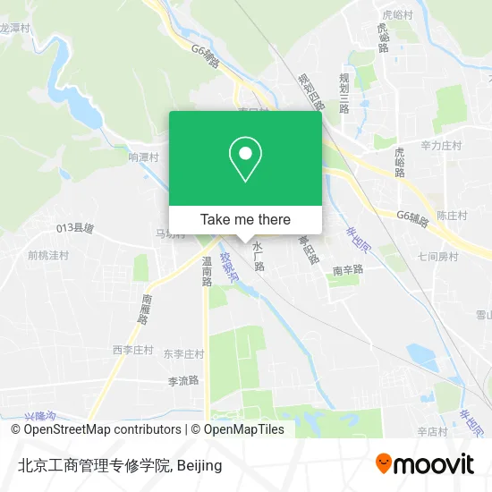 北京工商管理专修学院 map