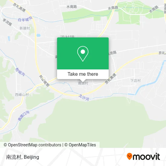 南流村 map