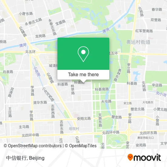 中信银行 map