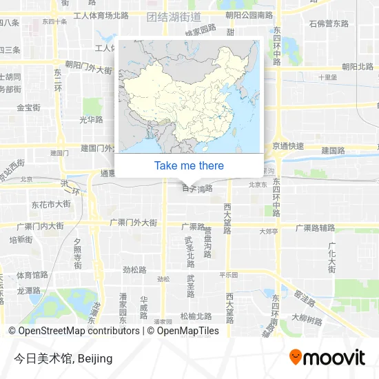今日美术馆 map