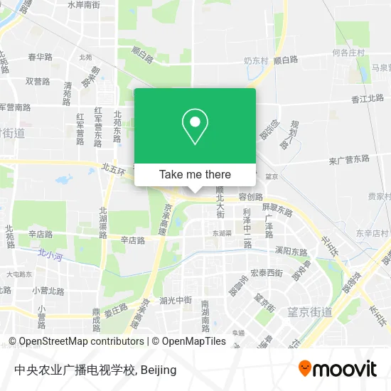 中央农业广播电视学校 map