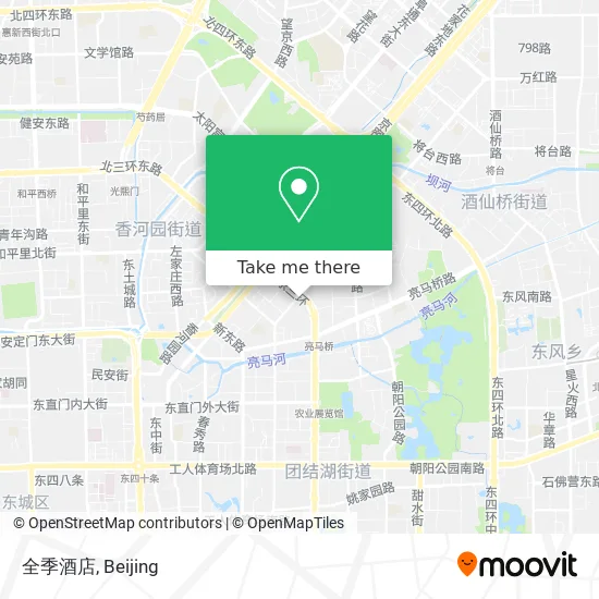 全季酒店 map