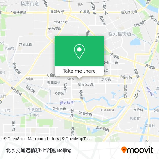 北京交通运输职业学院 map