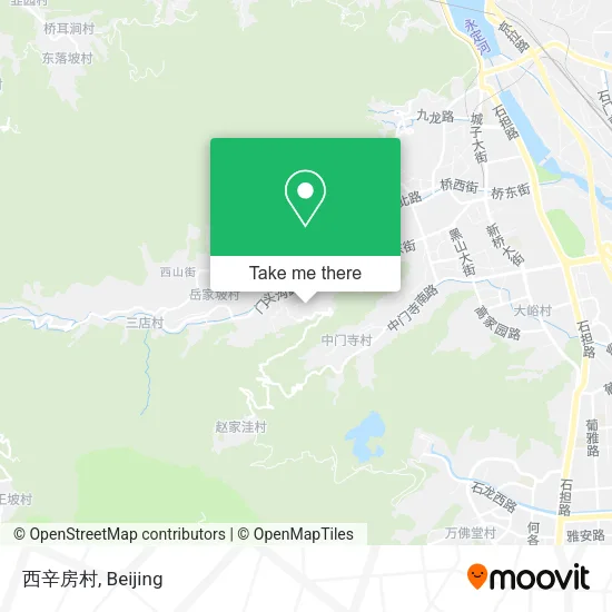 西辛房村 map