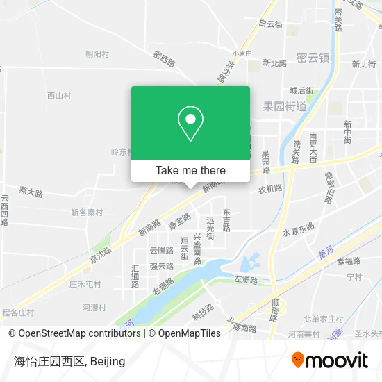 海怡庄园西区 map