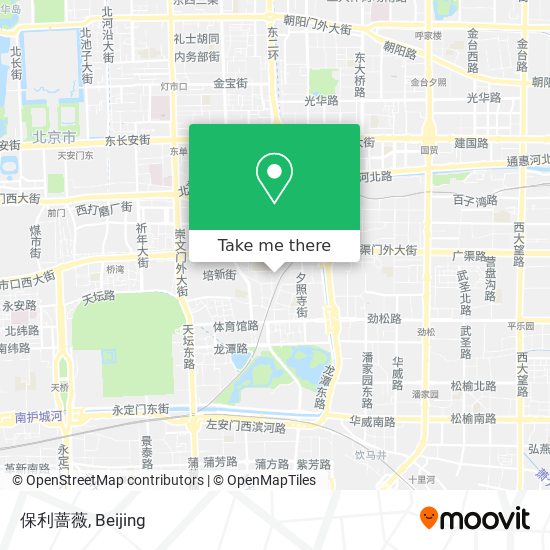保利蔷薇 map