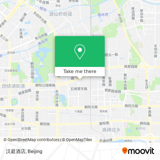 汉庭酒店 map