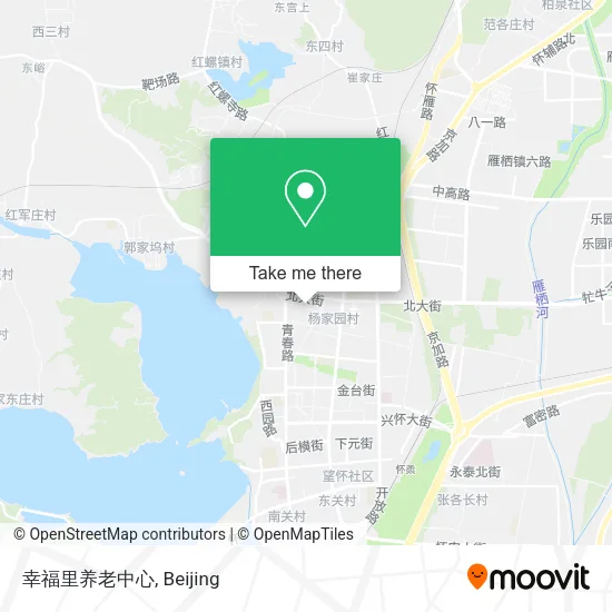 幸福里养老中心 map