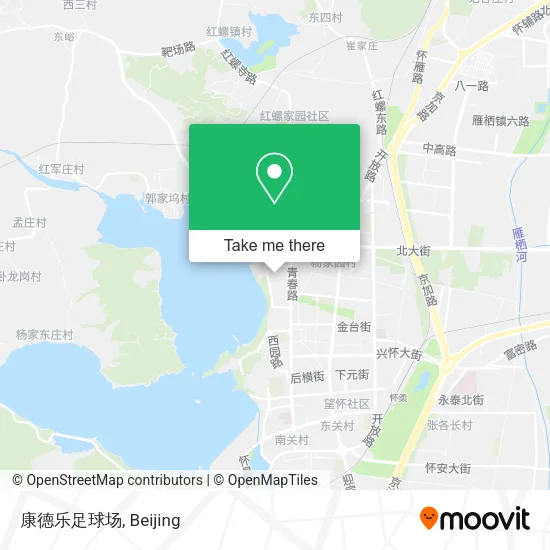 康德乐足球场 map