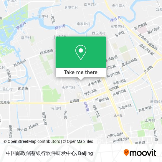 中国邮政储蓄银行软件研发中心 map