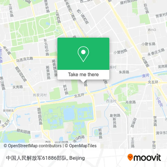 中国人民解放军61886部队 map