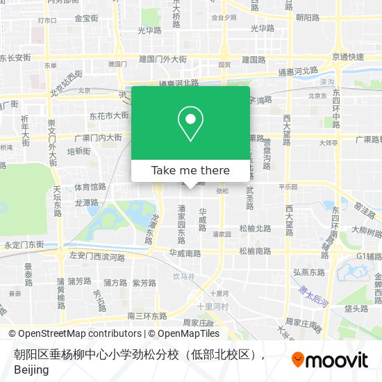 朝阳区垂杨柳中心小学劲松分校（低部北校区） map