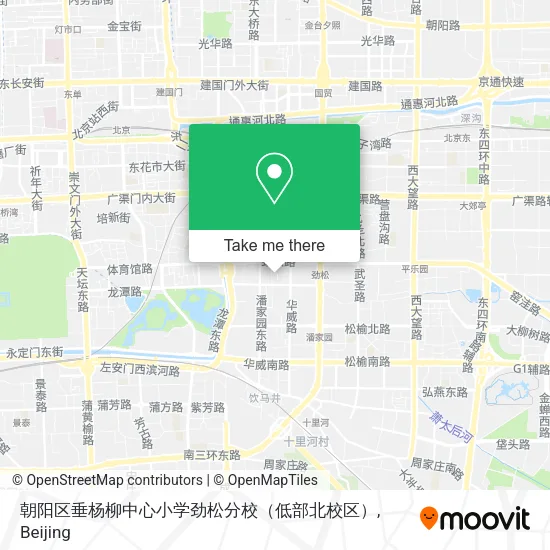 朝阳区垂杨柳中心小学劲松分校（低部北校区） map