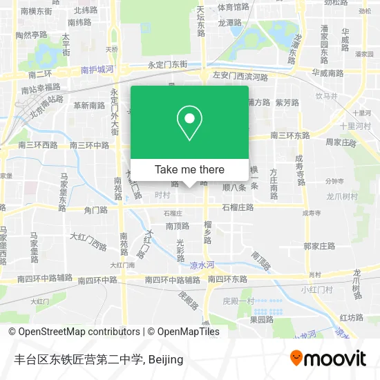 丰台区东铁匠营第二中学 map