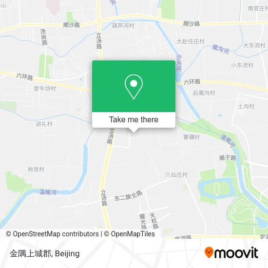 金隅上城郡 map