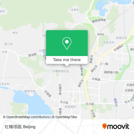 红螺璟园 map