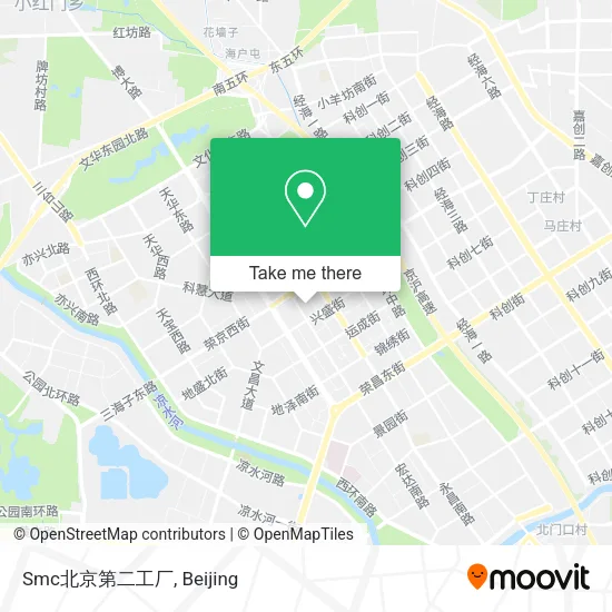 Smc北京第二工厂 map