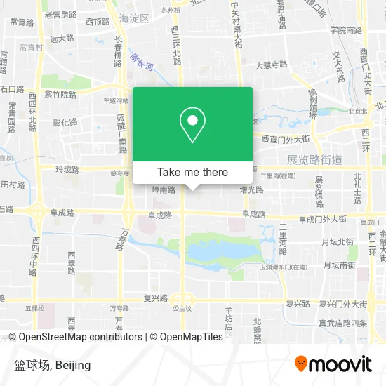 篮球场 map