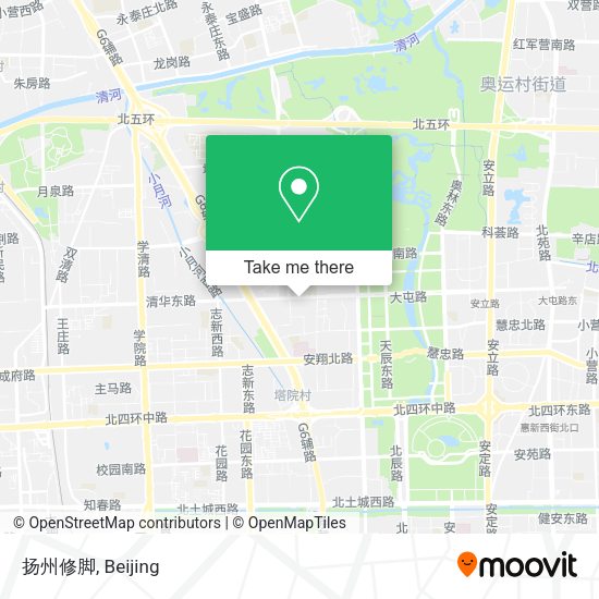 扬州修脚 map