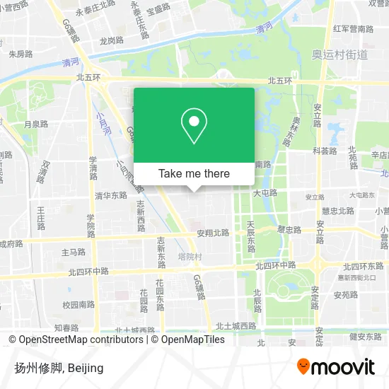 扬州修脚 map