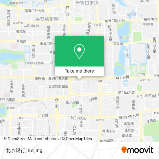 北京银行 map