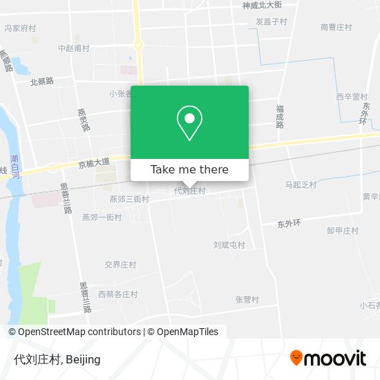 代刘庄村 map