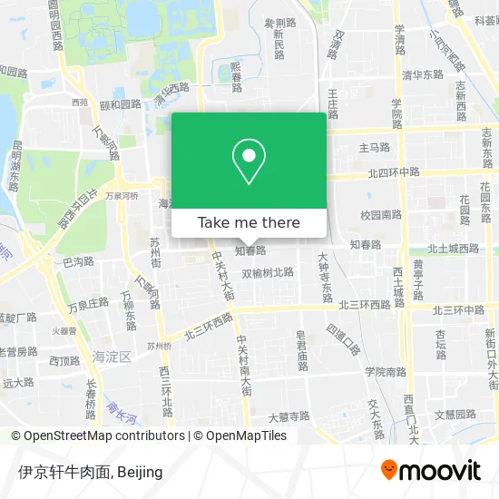 伊京轩牛肉面 map