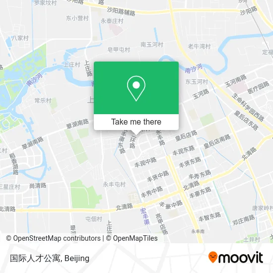 国际人才公寓 map