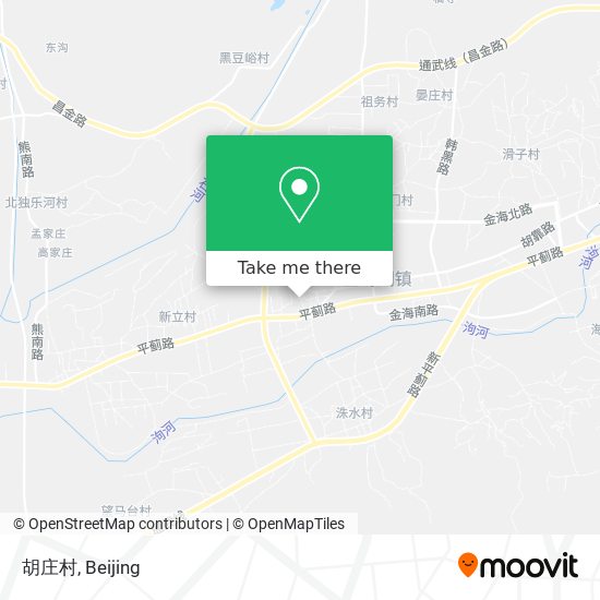 胡庄村 map