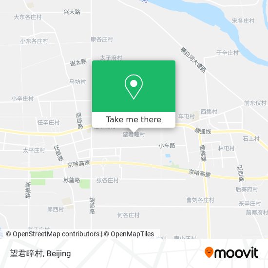 望君疃村 map