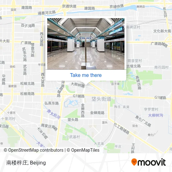 南楼梓庄 map