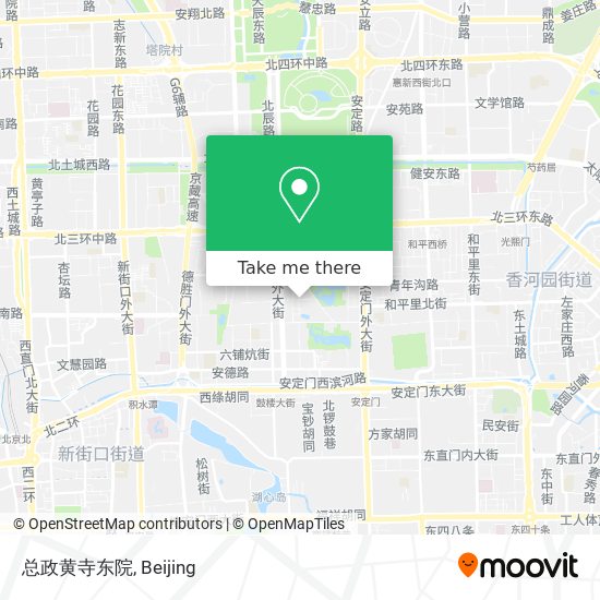 总政黄寺东院 map