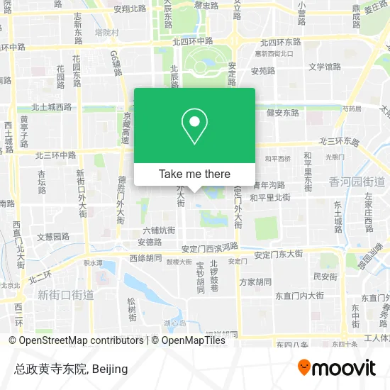 总政黄寺东院 map