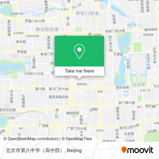 北京市第八中学（高中部） map