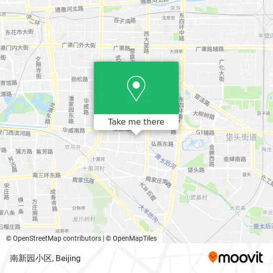 南新园小区 map