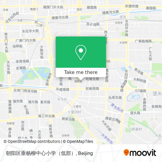 朝阳区垂杨柳中心小学（低部） map