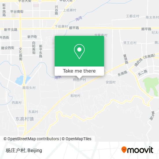 杨庄户村 map