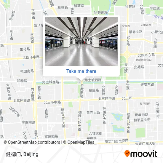 健德门 map